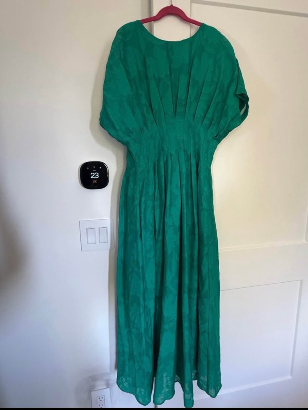 Ever New Emerald Green Pleated Maxi Dress